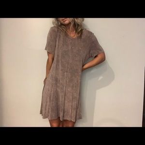 acid wash dress/tunic